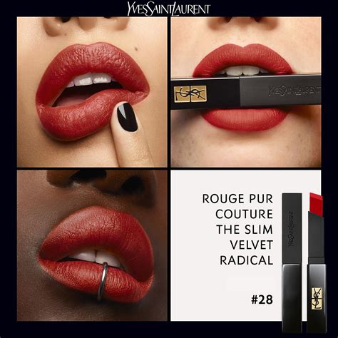 Yves Saint Laurent The Slim Velvet Radical Matte Lipstick .